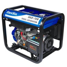 Генератор дизельний EnerSol, 230В (1 фаза), 6/6.5кВт, електростарт, AVR, 119кг