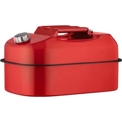 Каністра 2E паливна горизонтальна 20л метал 0.8мм, 3.1кг, червоний