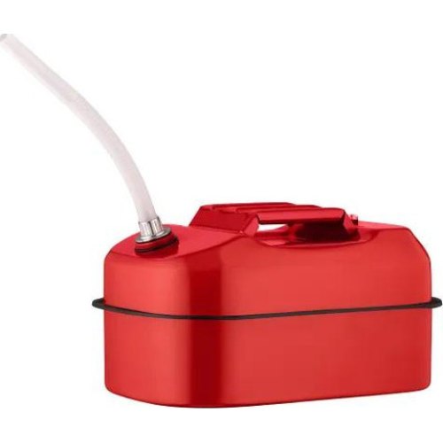 Каністра 2E паливна горизонтальна 20л метал 0.8мм, 3.1кг, червоний