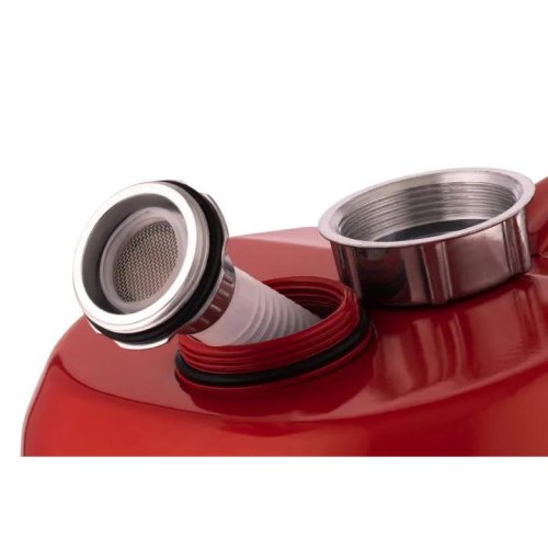 Каністра 2E паливна горизонтальна 10л метал 0.6мм, 1.8кг, червоний