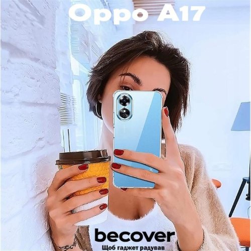 Чохол-накладка Anti-Shock BeCover для Oppo A17 Clear (708894)