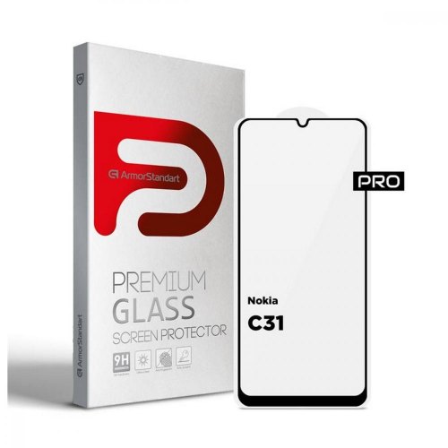 Захисне  ArmorStandart Pro для Nokia C31 Black (ARM64946)