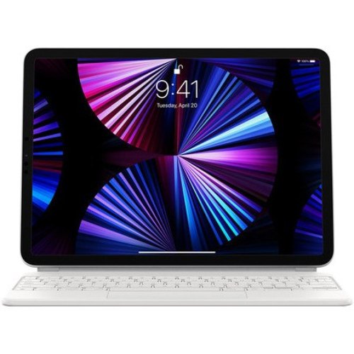 Чохол-клавіатура Apple Magic Keyboard for iPad Pro 11-inch (3rd generation) and iPad Air (5th generation) - White - Ukrainian (MJQJ3UA/A)