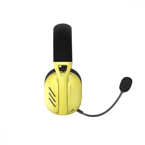 Гарнітура бездротова ігрова, Hator Hyperpunk 2 Wireless Tri-mode Black/Yellow (HTA-857)