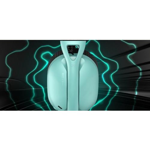 Гарнітура дротова ігрова, Hator Hyperpunk 2 USB 7.1 Black/Mint (HTA-848)
