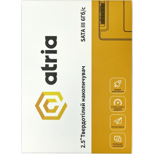 Накопичувач 2.5 SSD 512GB ATRIA XT200 (ATSATXT200/512)