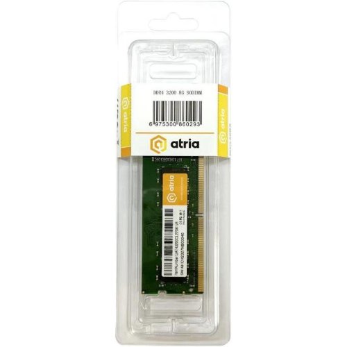 Модуль пам'яті 8Gb DDR4 3200MHz ATRIA sodimm (UAT43200CL22SK1/8)
