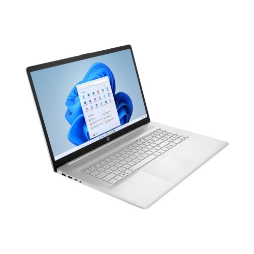 Ноутбук HP 17-cn2010ua 17.3 FHD IPS AG, Intel i5-1235U, 16GB, 1TB+F512GB, NVD550-2, DOS, сріблястий