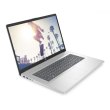 Ноутбук HP 17-cn3009ua 17.3 FHD IPS AG, Intel i3-N305, 8GB, F256GB, UMA, DOS, сріблястий