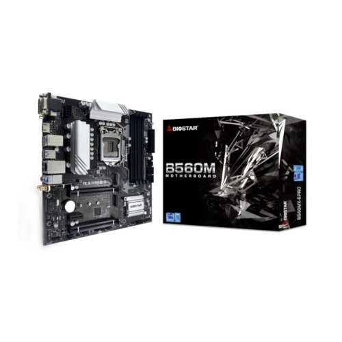 Материнська плата Biostar B560MX-E PRO INTEL B560 , Socket 1200, uATX, GbE LAN, 7.1-CH