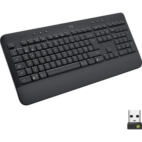 Клавиатура Logitech Signature K650 For Business UA USB/Bluetooth Graphite (920-010945)