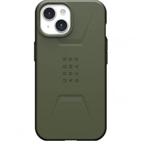 Чохол UAG для Apple iPhone 15 Civilian Magsafe, Olive Drab