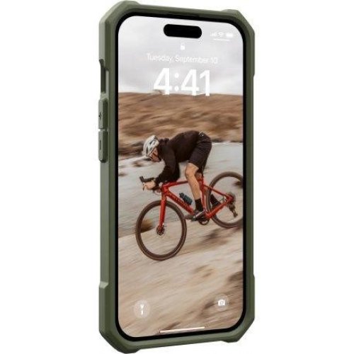 Чохол UAG для Apple iPhone 15 Plus Essential Armor Magsafe, Olive Drab