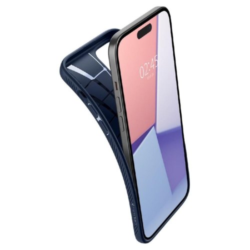 Чохол Spigen для Apple iPhone 15 Plus Liquid Air, Navy Blue