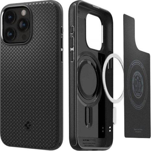 Чохол Spigen для Apple iPhone 15 Pro Max Mag Armor MagFit, Matte Black