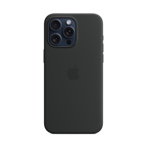 Чохол Apple iPhone 15 Pro Max Silicone Case with MagSafe - Black (MT1M3ZM/A)