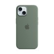 Чохол Apple iPhone 15 Silicone Case with MagSafe - Cypress (MT0X3ZM/A)
