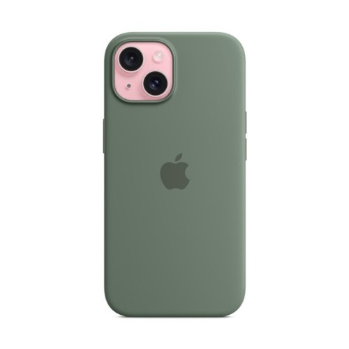 Чохол Apple iPhone 15 Silicone Case with MagSafe - Cypress (MT0X3ZM/A)