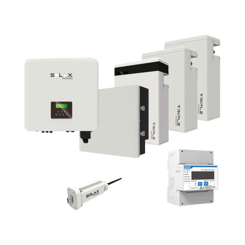 Комплект Solax 2.2: Трифазний гібридний інвертор на 10 кВт, з АКБ на 17,4 кВт*год