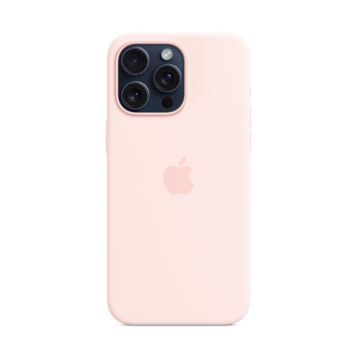 Чохол Apple iPhone 15 Pro Max Silicone Case with MagSafe - Light Pink (MT1U3ZM/A)