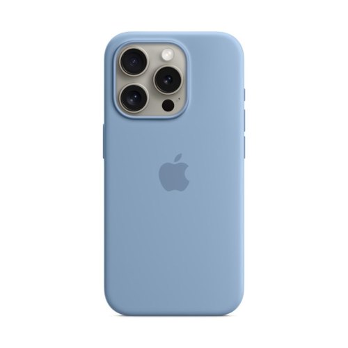 Чохол Apple iPhone 15 Pro Silicone Case with MagSafe - Winter Blue (MT1L3ZM/A)
