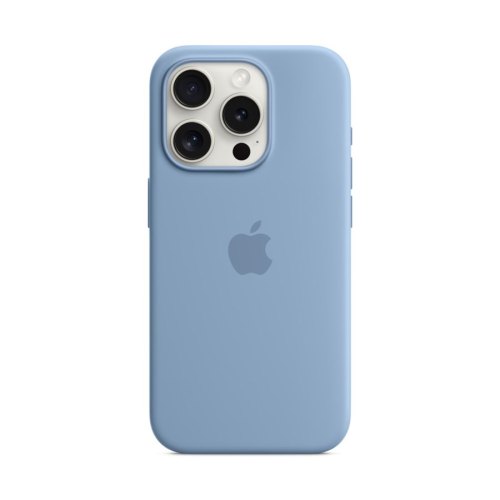 Чохол Apple iPhone 15 Pro Silicone Case with MagSafe - Winter Blue (MT1L3ZM/A)