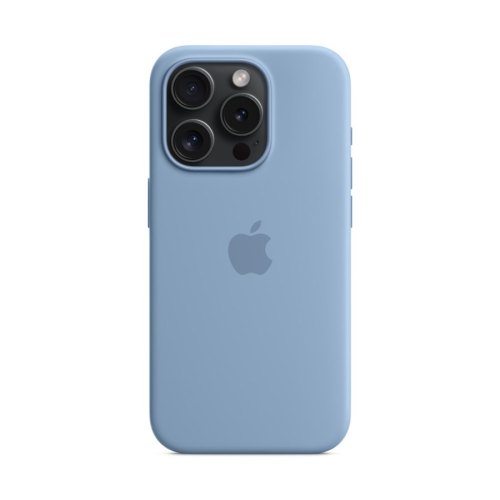 Чохол Apple iPhone 15 Pro Silicone Case with MagSafe - Winter Blue (MT1L3ZM/A)