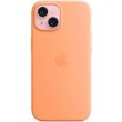 Чохол Apple iPhone 15 Silicone Case with MagSafe - Orange Sorbet (MT0W3ZM/A)