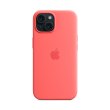 Чохол Apple iPhone 15 Silicone Case with MagSafe - Guava (MT0V3ZM/A)
