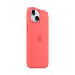 Чохол Apple iPhone 15 Silicone Case with MagSafe - Guava (MT0V3ZM/A)