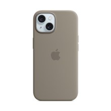 Чохол Apple iPhone 15 Silicone Case with MagSafe - Clay (MT0Q3ZM/A)