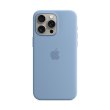 Чохол Apple iPhone 15 Pro Max Silicone Case with MagSafe - Winter Blue (MT1Y3ZM/A)