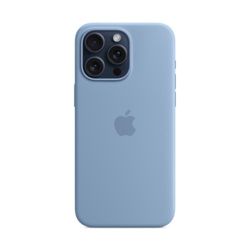 Чохол Apple iPhone 15 Pro Max Silicone Case with MagSafe - Winter Blue (MT1Y3ZM/A)