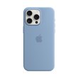 Чохол Apple iPhone 15 Pro Max Silicone Case with MagSafe - Winter Blue (MT1Y3ZM/A)