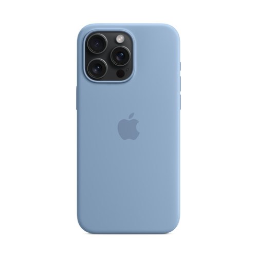 Чохол Apple iPhone 15 Pro Max Silicone Case with MagSafe - Winter Blue (MT1Y3ZM/A)