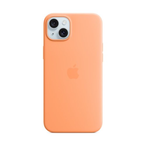 Чохол Apple iPhone 15 Plus Silicone Case with MagSafe - Orange Sorbet (MT173ZM/A)