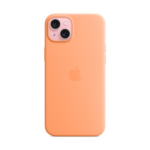 Чохол Apple iPhone 15 Plus Silicone Case with MagSafe - Orange Sorbet (MT173ZM/A)