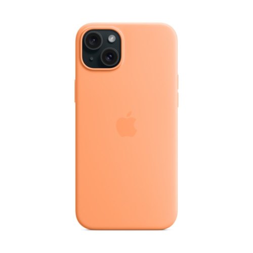 Чохол Apple iPhone 15 Plus Silicone Case with MagSafe - Orange Sorbet (MT173ZM/A)