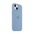 Чохол Apple iPhone 15 Silicone Case with MagSafe - Winter Blue (MT0Y3ZM/A)