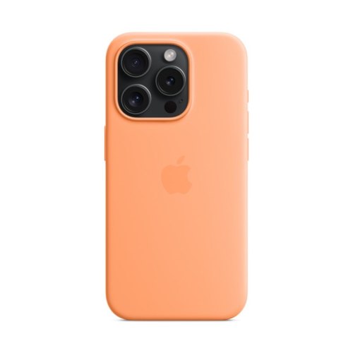 Чохол Apple iPhone 15 Pro Silicone Case with MagSafe - Orange Sorbet (MT1H3ZM/A)