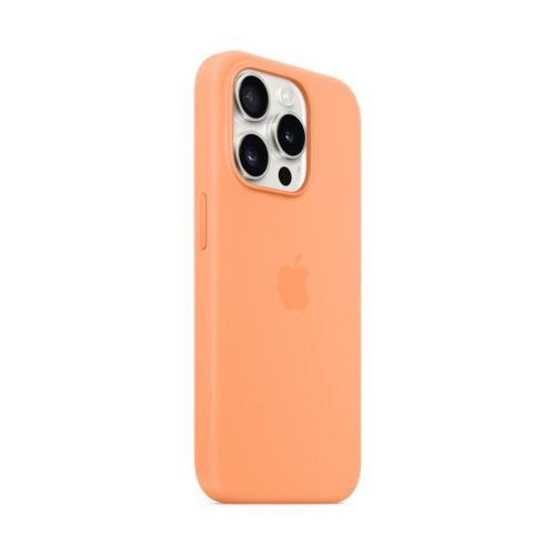 Чохол Apple iPhone 15 Pro Silicone Case with MagSafe - Orange Sorbet (MT1H3ZM/A)