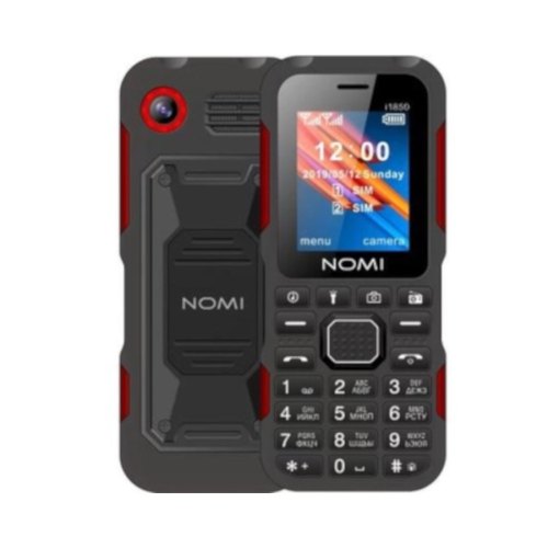 Мобiльний телефон Nomi i1850 Black-red
