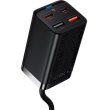 Baseus Wall Charger GaN3 Pro 2xUSB 2xType-C 65W Black with USB-C (CCGP040101)