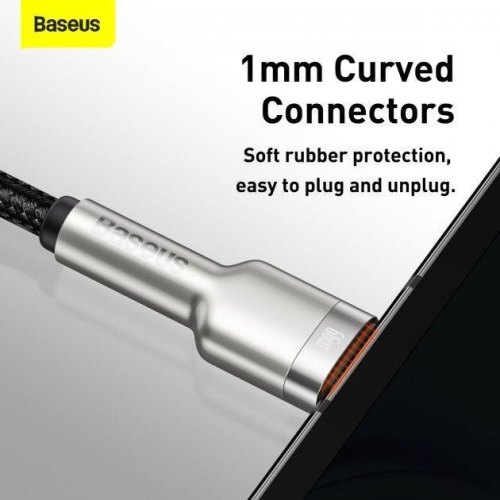Baseus Cafule Metal Data Cable USB to Type-C 66W 2m Black (CAKF000201)