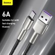 Baseus Cafule Metal Data Cable USB to Type-C 66W 2m Black (CAKF000201)