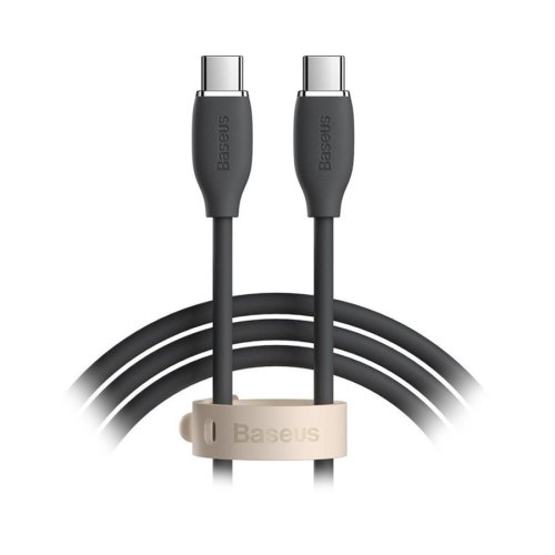 Кабель Baseus Jelly Liquid Silica Gel USB Type-C-USB Type-C, 20W, 2м Black (CAGD030101)