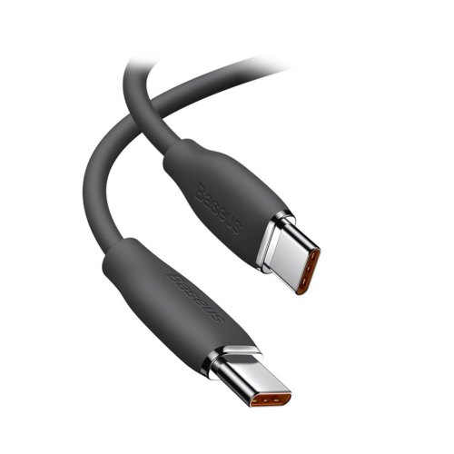 Кабель Baseus Jelly Liquid Silica Gel USB Type-C-USB Type-C, 20W, 2м Black (CAGD030101)