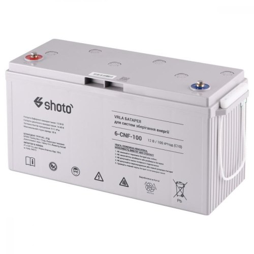 Акумуляторна батарея SHOTO 6CNF, 12V, 100Ah, GEL-CARBON