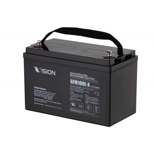 Акумуляторна батарея Vision FM, 12V, 100Ah, AGM