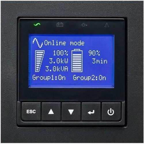 ДБЖ, Eaton 9PX, 1000VA/1000W, RT2U, LCD, USB, RS232, 8xC13